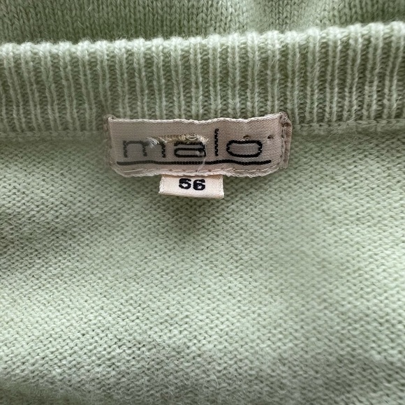 Malo 100% Cashmere Soft Green Sweater | Women’s Oversized L/XL - Picture 2 of 4
